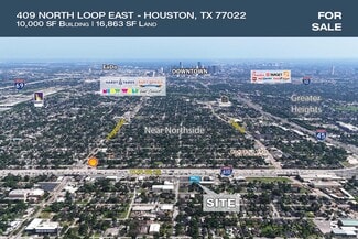 Plus de détails pour 409 North Loop E, Houston, TX - Flex à vendre