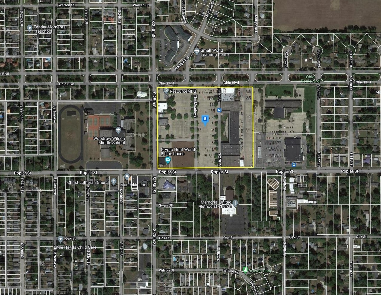 2800 Poplar St, Terre Haute, IN for sale Plat Map- Image 1 of 2