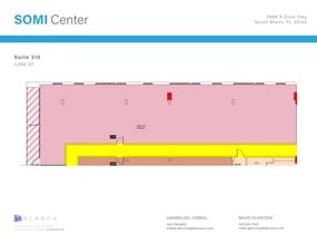 5966 S Dixie Hwy, South Miami, FL à louer Plan de site- Image 1 de 1