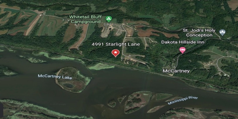 4991 Starlight Ln, Cassville, WI for sale - Aerial - Image 2 of 3