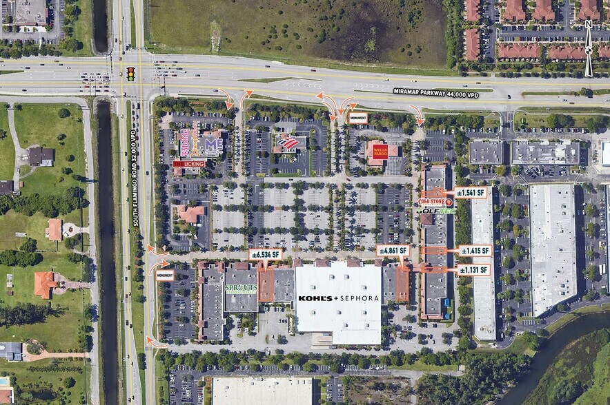 12176-12250 Miramar Pky, Hollywood, FL à louer - Aérien - Image 2 de 8