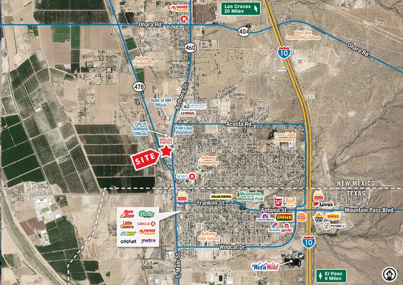 110 Elm St, Anthony, NM à vendre - Photo du bâtiment - Image 2 de 3