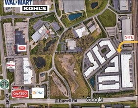 8840-8884 Whitney Dr, Lewis Center, OH - AERIAL  map view