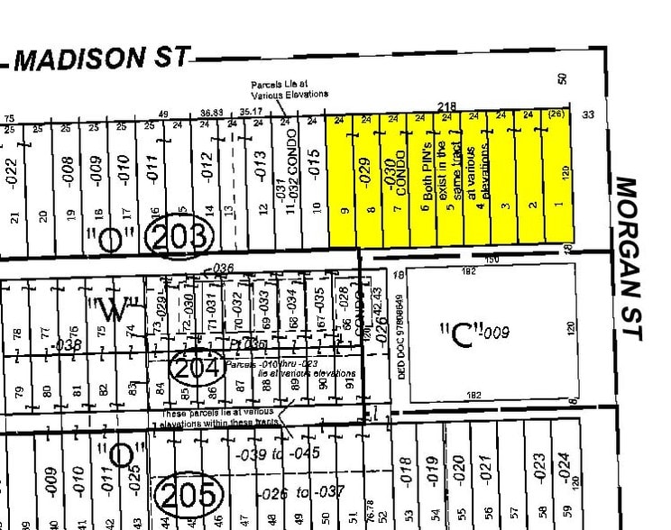 1009 W Madison St, Chicago, IL à louer - Plan cadastral - Image 2 de 5