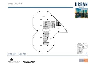 222 W Las Colinas Blvd, Irving, TX à louer Plan d’étage- Image 1 de 1
