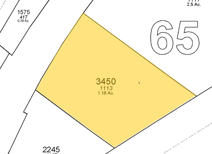 1113 Capital Blvd, Raleigh, NC à louer - Plan cadastral - Image 3 de 12