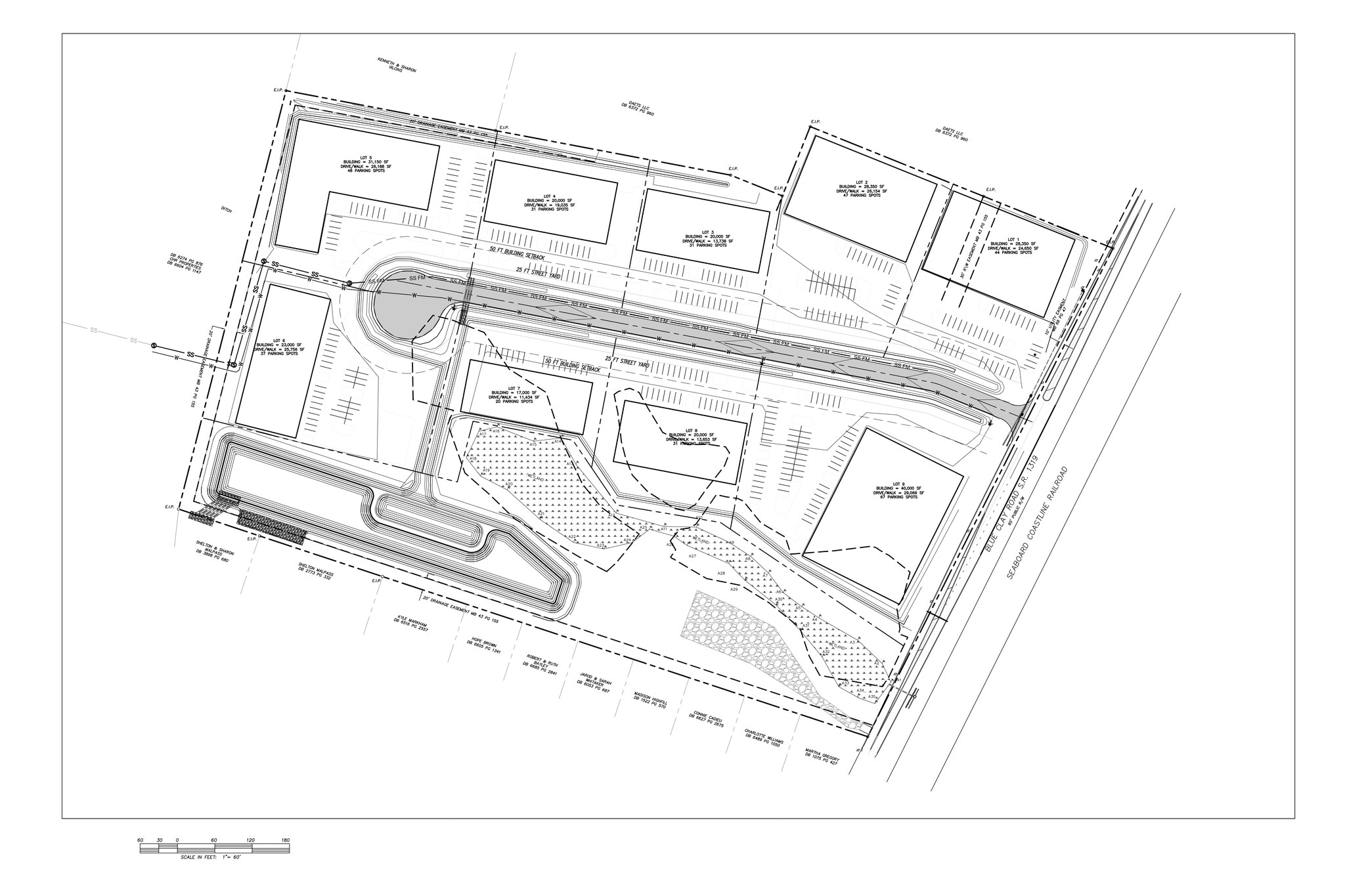 2501 Blue Clay Rd, Wilmington, NC à louer Plan de site- Image 1 de 5