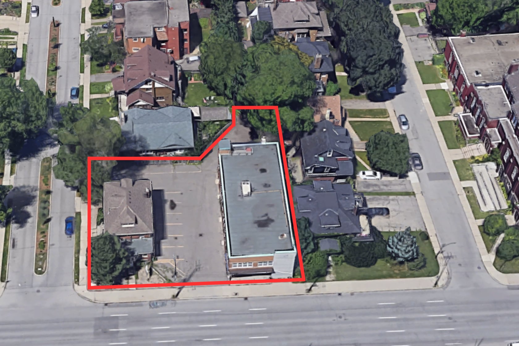 683-685 Main St E, Hamilton, ON for sale Aerial- Image 1 of 7