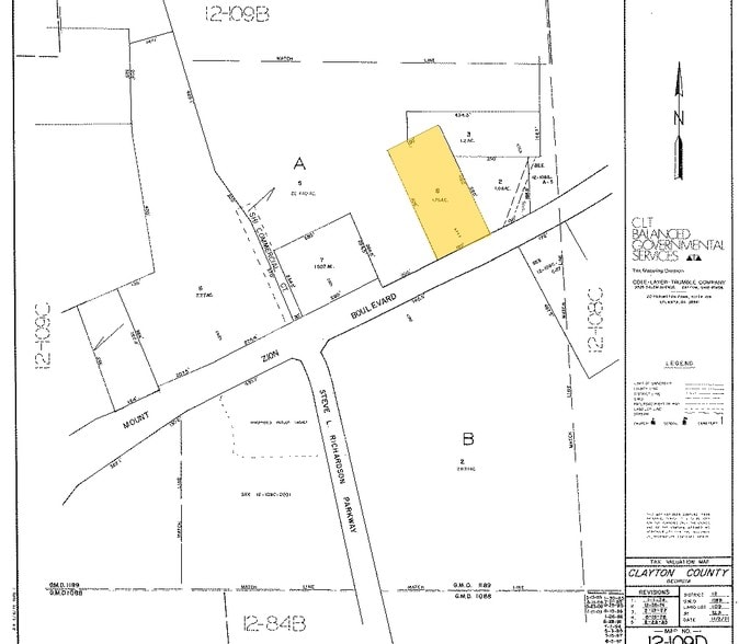 6777 Mt Zion Blvd, Morrow, GA à vendre - Plan cadastral - Image 3 de 8