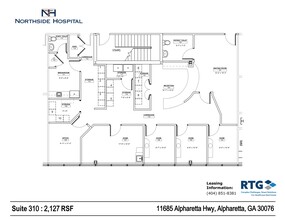 11685 Alpharetta Hwy, Roswell, GA à louer Plan de site- Image 1 de 1