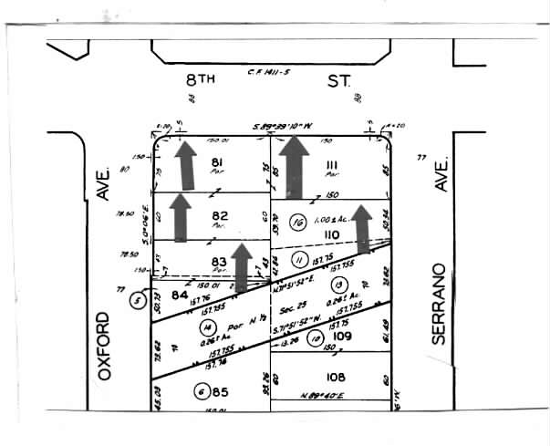 3500-3548 W 8th St, Los Angeles, CA à vendre - Plan cadastral - Image 2 de 12