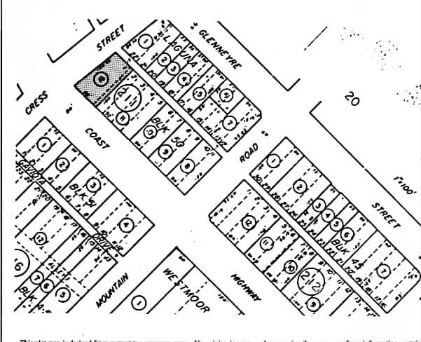 1316 Coast Hwy, Laguna Beach, CA for sale - Plat Map - Image 2 of 3