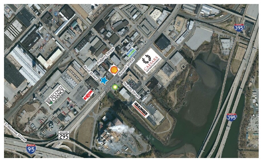 1748 Russell St, Baltimore, MD for sale - Aerial - Image 2 of 2