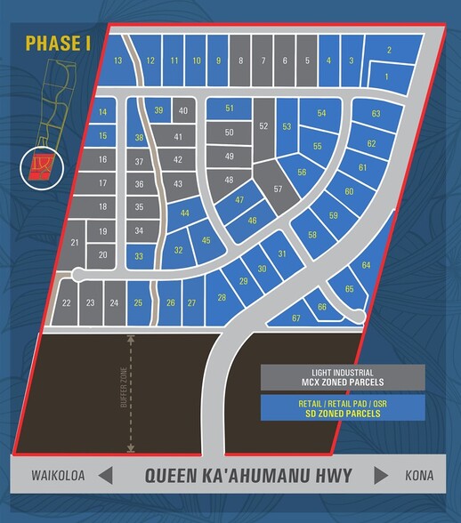 Queen Kaahumanu Hwy, Kailua Kona, HI à vendre - Plan de site - Image 2 de 4