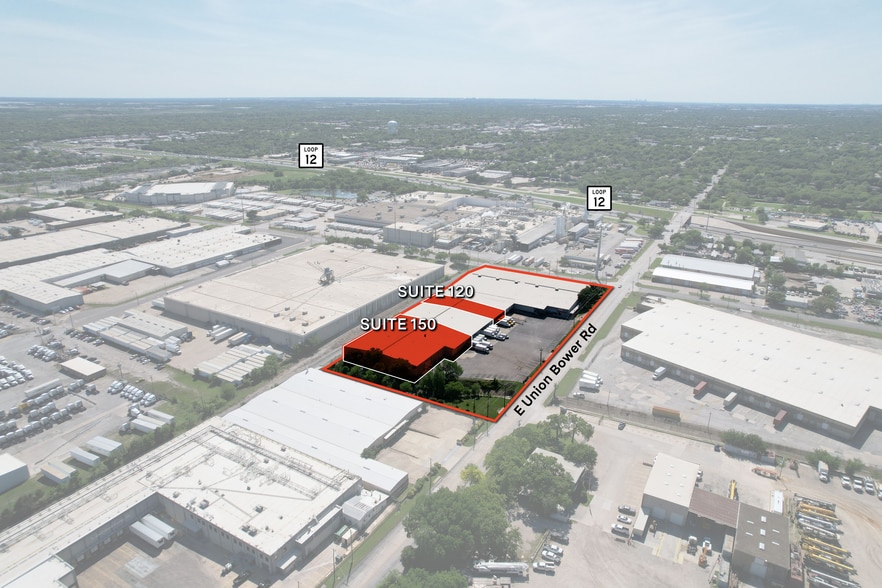 2100 E Union Bower Rd, Irving, TX for lease - Aerial - Image 2 of 11