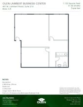 471 W Lambert Rd, Brea, CA for lease Floor Plan- Image 1 of 1