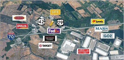 0 US 29, West Jefferson, OH - Aérien Vue de la carte