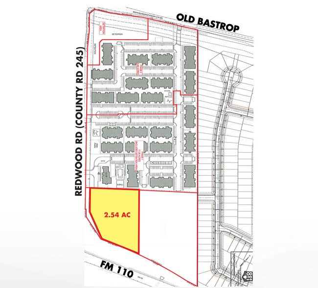Redwood Rd, San Marcos, TX à vendre - Plan de site - Image 2 de 3