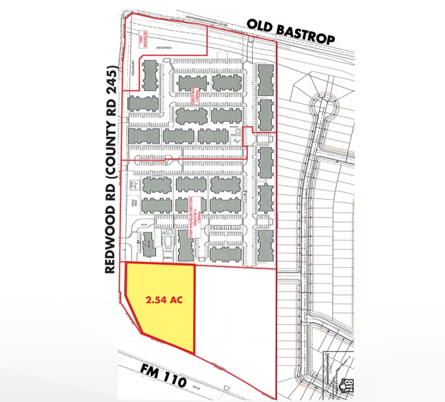 Redwood Rd, San Marcos, TX for sale - Site Plan - Image 2 of 3