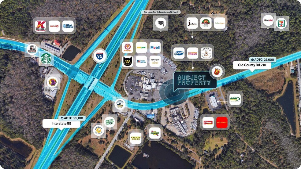 1622 County 210 rd, St Johns, FL à vendre - Aérien - Image 2 de 2