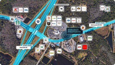 1622 County 210 rd, St Johns, FL - AERIAL map view