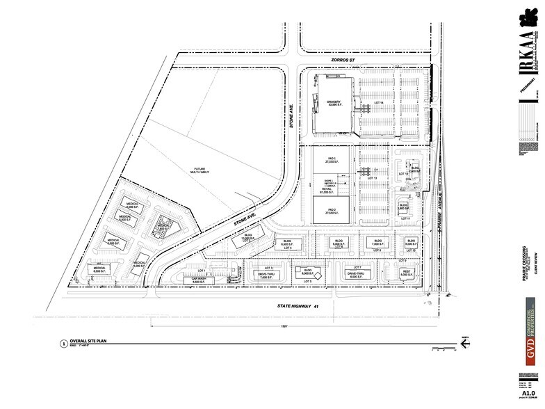NEC Highway 41& Prairie Ave, Post Falls, ID à louer - Plan cadastral - Image 1 de 3