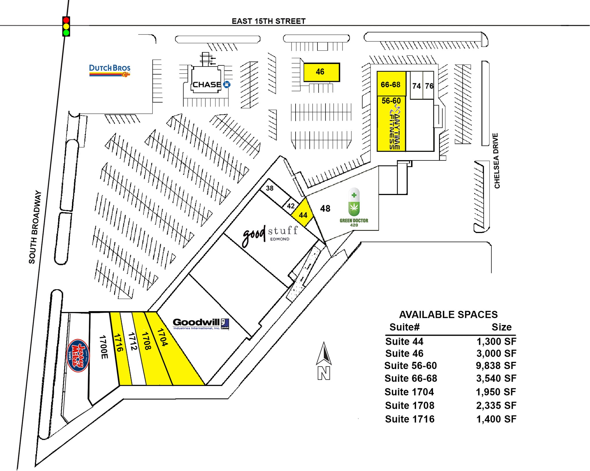 1700 S Broadway Ave, Edmond, OK for lease Site Plan- Image 1 of 1