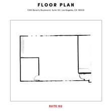 7250 Beverly Blvd, Los Angeles, CA for lease Floor Plan- Image 1 of 1