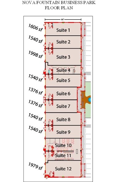 2841 S Nova Rd, Daytona Beach, FL à louer - Plan d’étage - Image 3 de 4