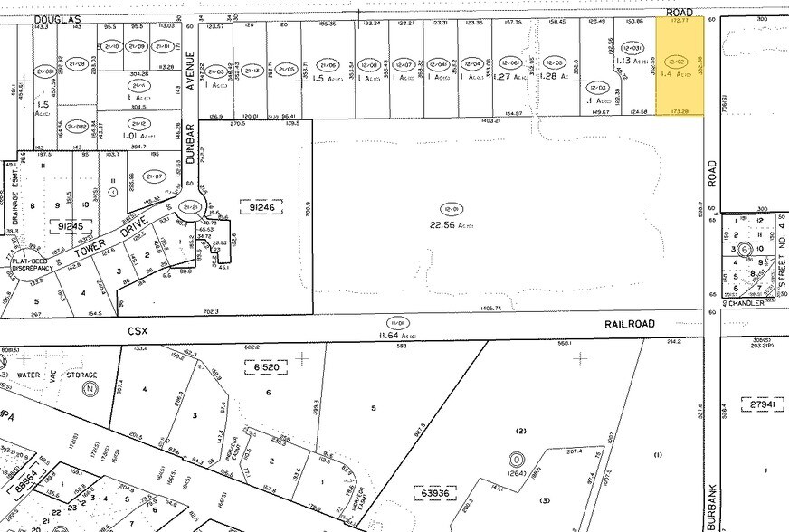 499 E Douglas Rd, Oldsmar, FL à vendre - Plan cadastral - Image 3 de 3