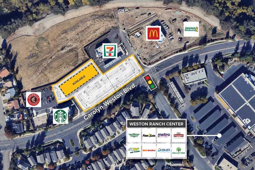 531 Carolyn Weston Blvd, Stockton, CA for lease - Aerial - Image 2 of 2