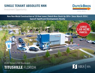 Plus de détails pour 4530 Hickory Hill Blvd, Titusville, FL - Commerce de détail à vendre