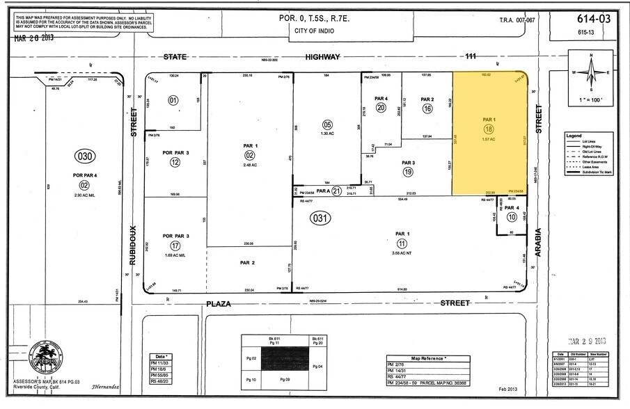 82451 Highway 111, Indio, CA à louer - Plan cadastral - Image 2 de 6