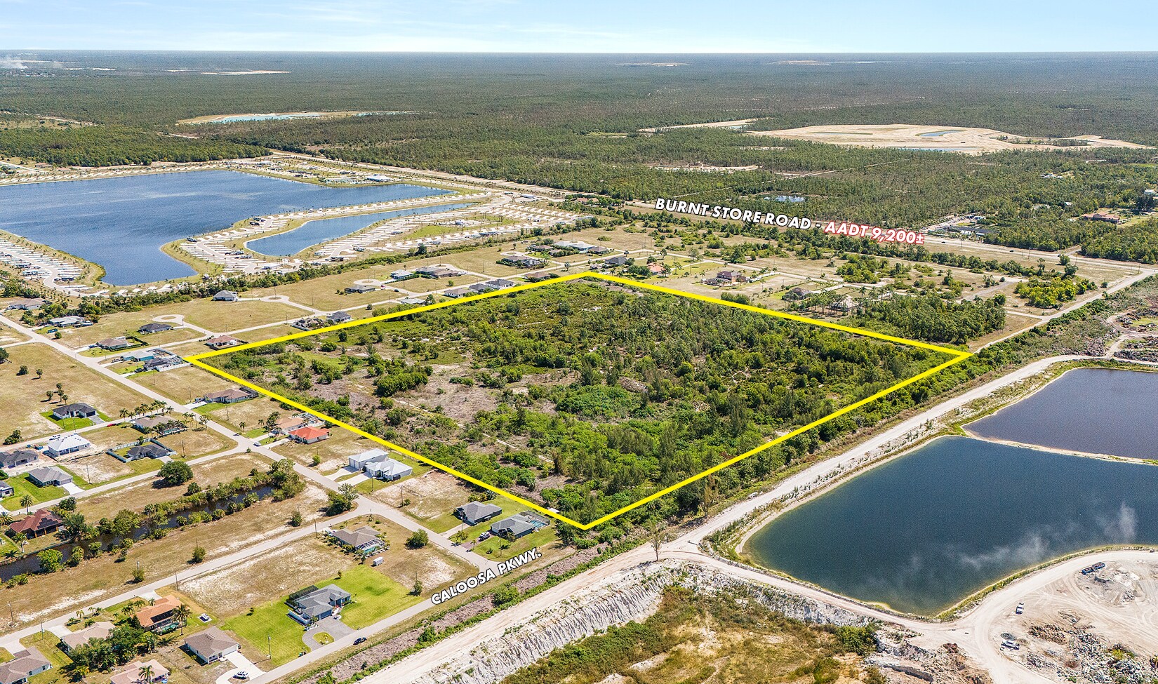 3301-3501 Caloosa Pkwy, Cape Coral, FL for sale Aerial- Image 1 of 6