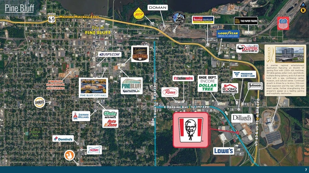 3002 Pines Mall Dr, Pine Bluff, AR à vendre - Photo du bâtiment - Image 2 de 9