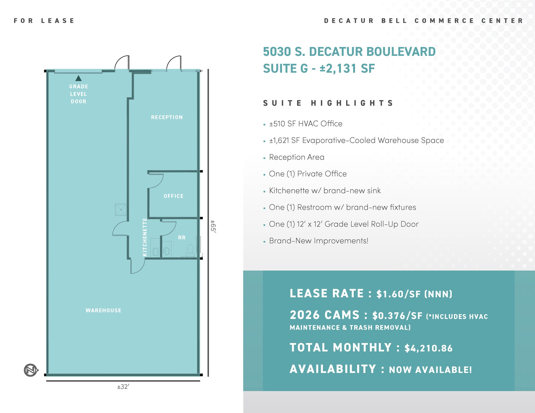5030 S Decatur Blvd, Las Vegas, NV for lease Floor Plan- Image 1 of 1