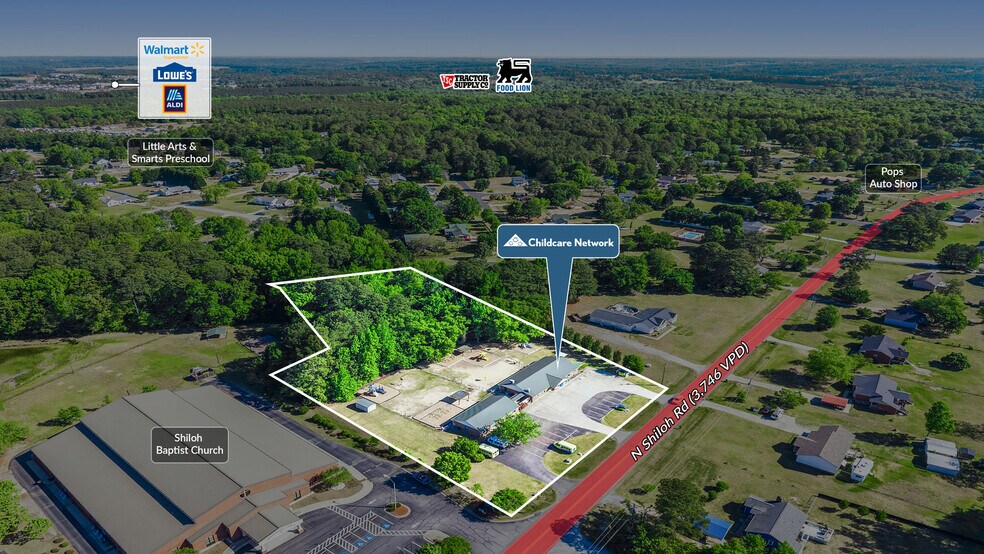 3250 N Shiloh Rd, Garner, NC à vendre - Photo du bâtiment - Image 2 de 5