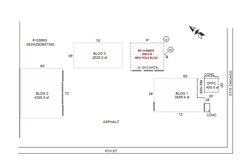 5175 Chicago St SE, Turner, OR for lease Site Plan- Image 1 of 3