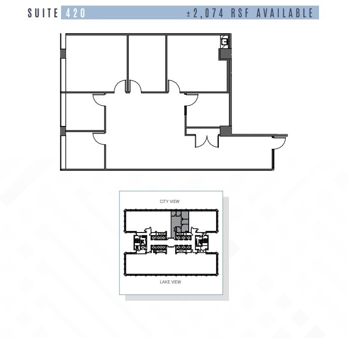 1 Kaiser Plz, Oakland, CA à louer Plan d’étage- Image 1 de 1