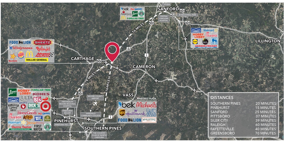 5410 NC 24-27 Hwy, Carthage, NC à vendre - Photo du bâtiment - Image 3 de 3