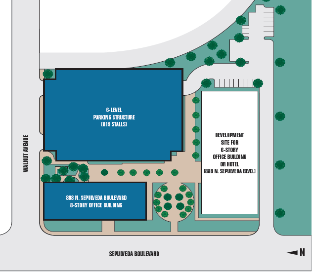 898 N Pacific Coast Hwy, El Segundo, CA à vendre - Plan de site - Image 1 de 1