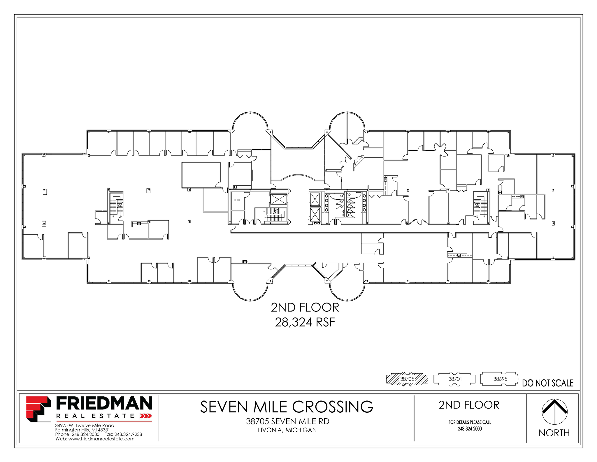 38705 7 Mile Rd, Livonia, MI à louer Plan d  tage- Image 1 de 1