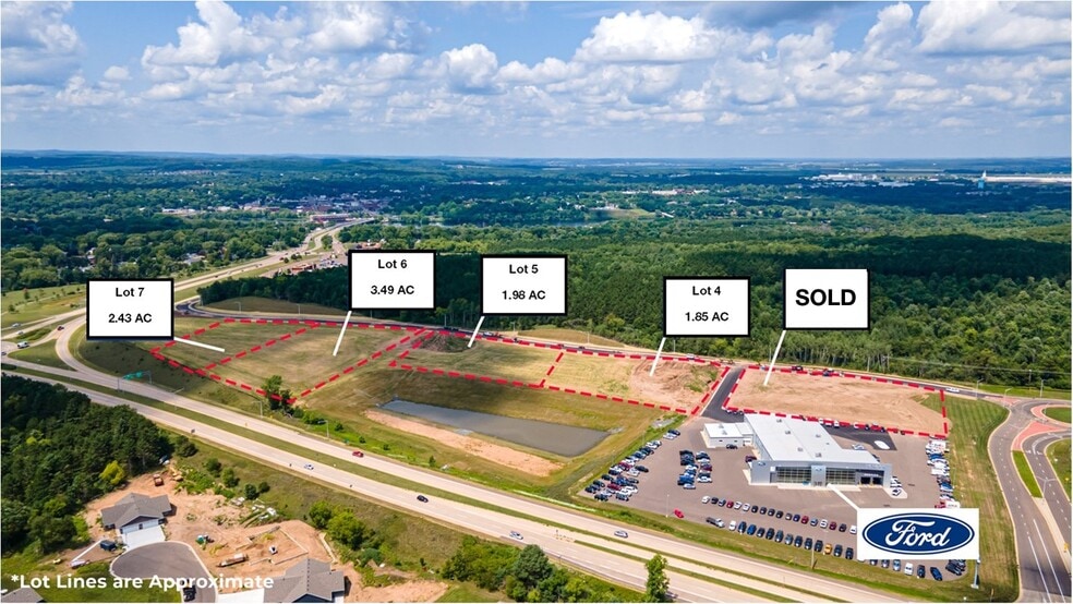 Chippewa Mall, Chippewa Falls, WI for sale - Aerial - Image 3 of 3