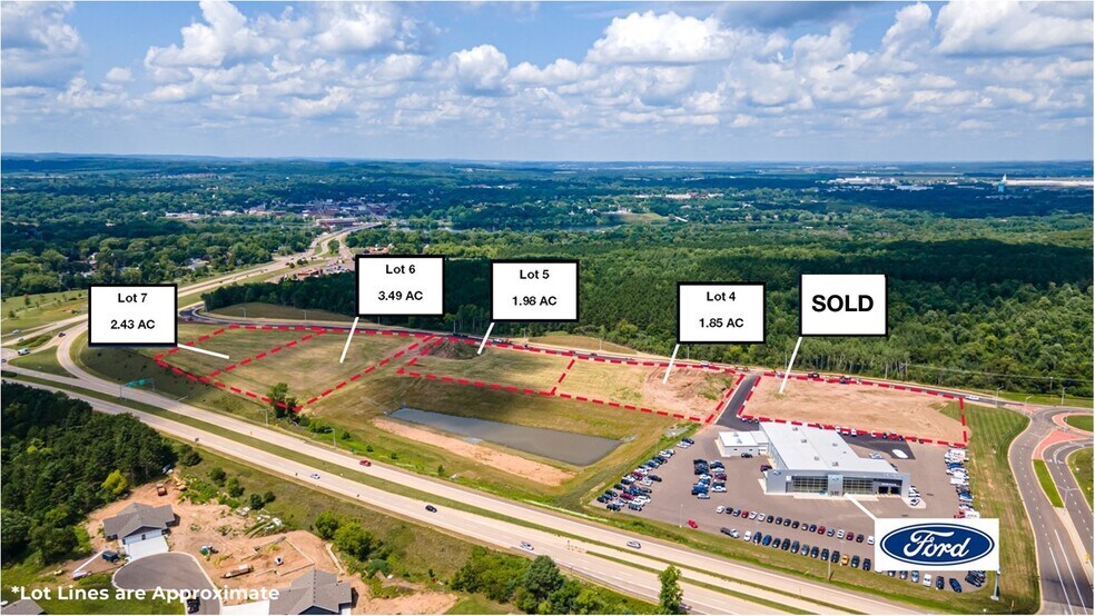 Chippewa Mall, Chippewa Falls, WI à vendre - Aérien - Image 3 de 3