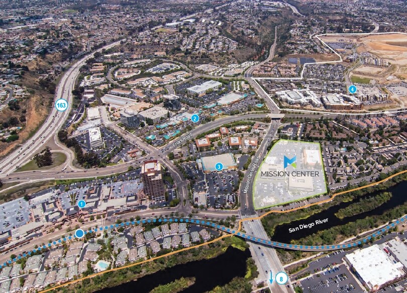 5333 Mission Center Rd, San Diego, CA à louer - Aérien - Image 2 de 3