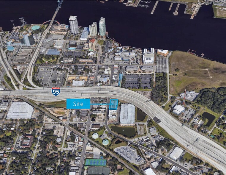 1201 Kings Ave, Jacksonville, FL for lease - Aerial - Image 2 of 2