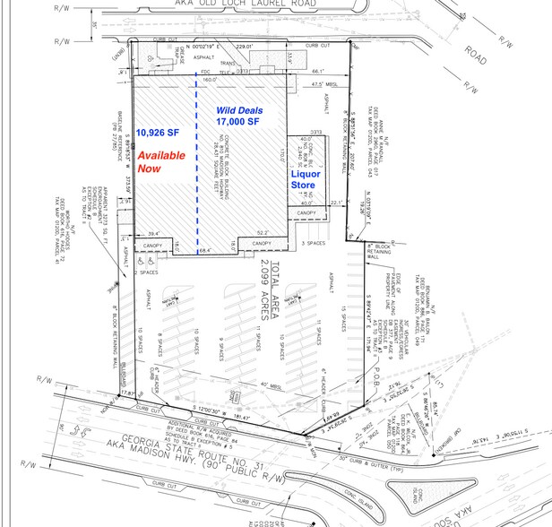 806-810 Madison Hwy, Valdosta, GA for lease - Building Photo - Image 2 of 9
