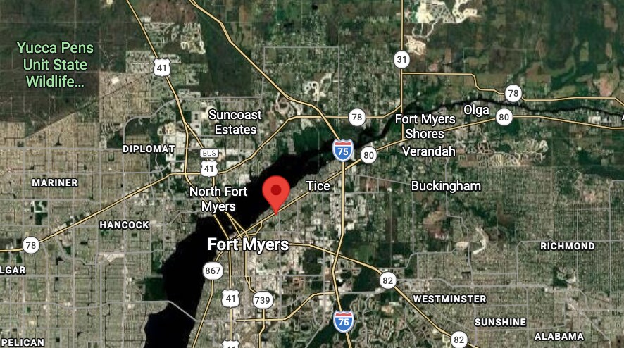 3426 Palm Beach Blvd, Fort Myers, FL à vendre - Aérien - Image 2 de 6