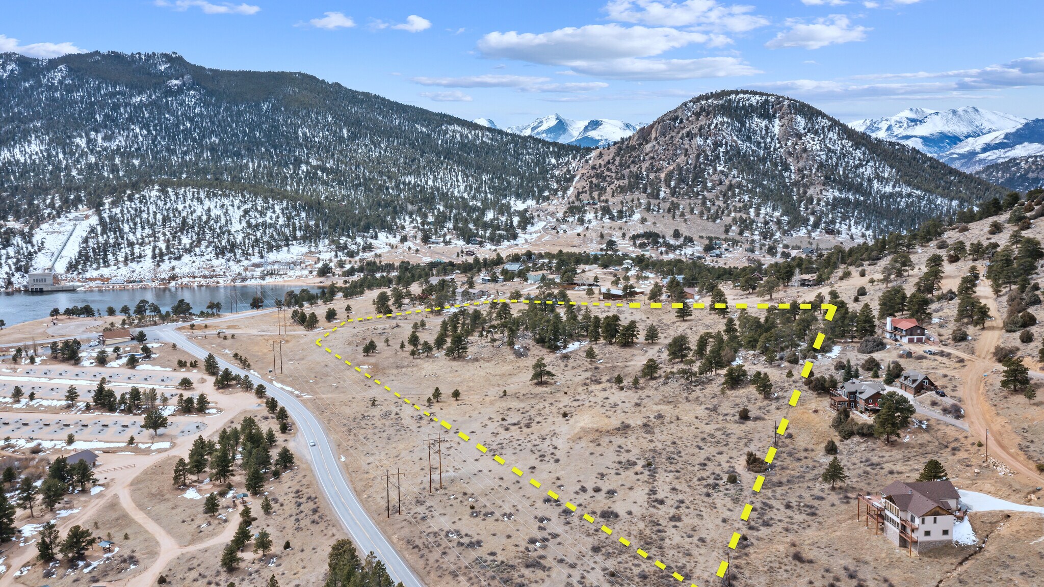 627 Little Prospect Road, Estes Park, CO for sale Aerial- Image 1 of 9