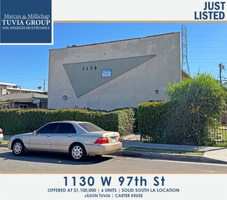 More details for 1130 W 97th St, Los Angeles, CA - Multifamily for Sale
